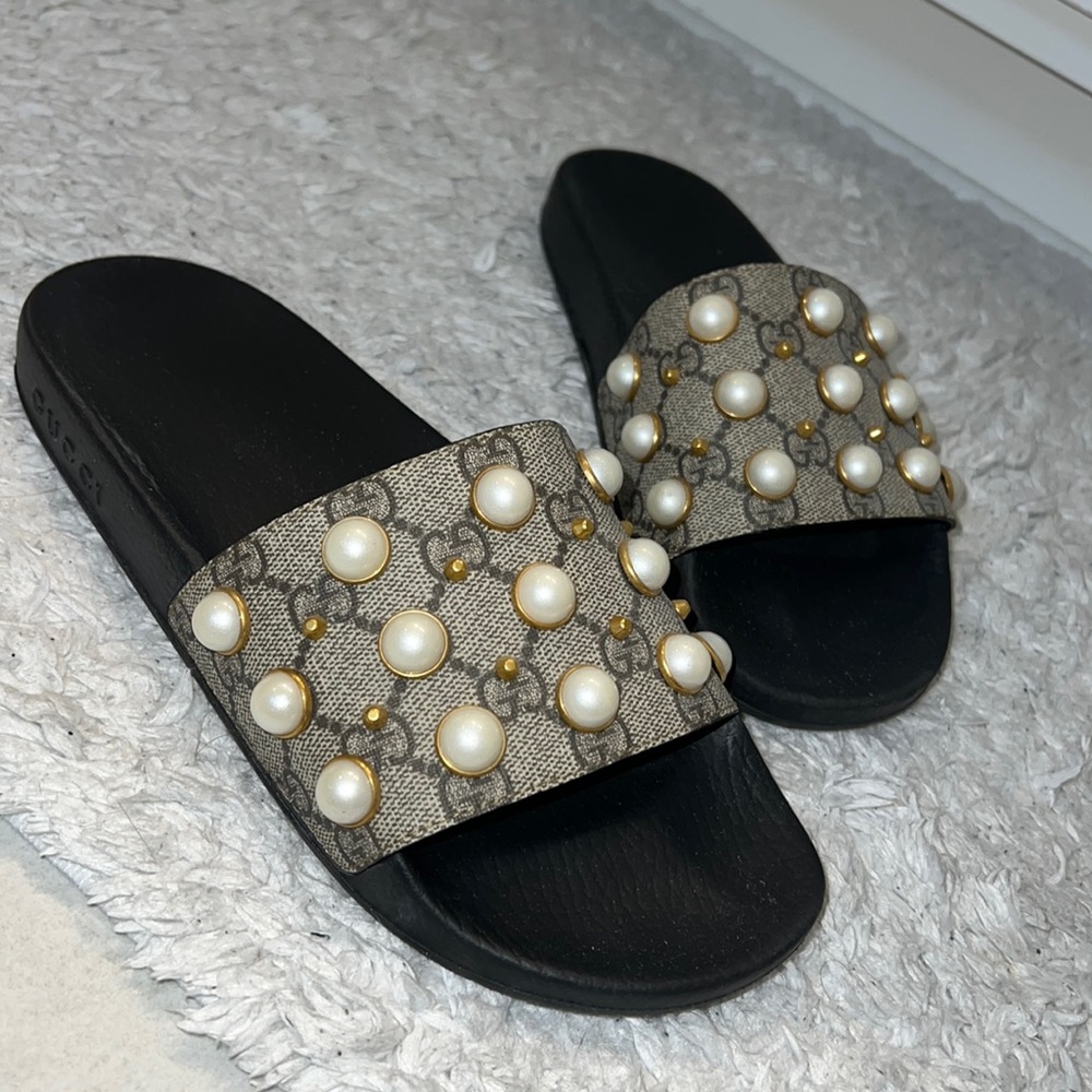 Authentic Printed Studded Accent Slides